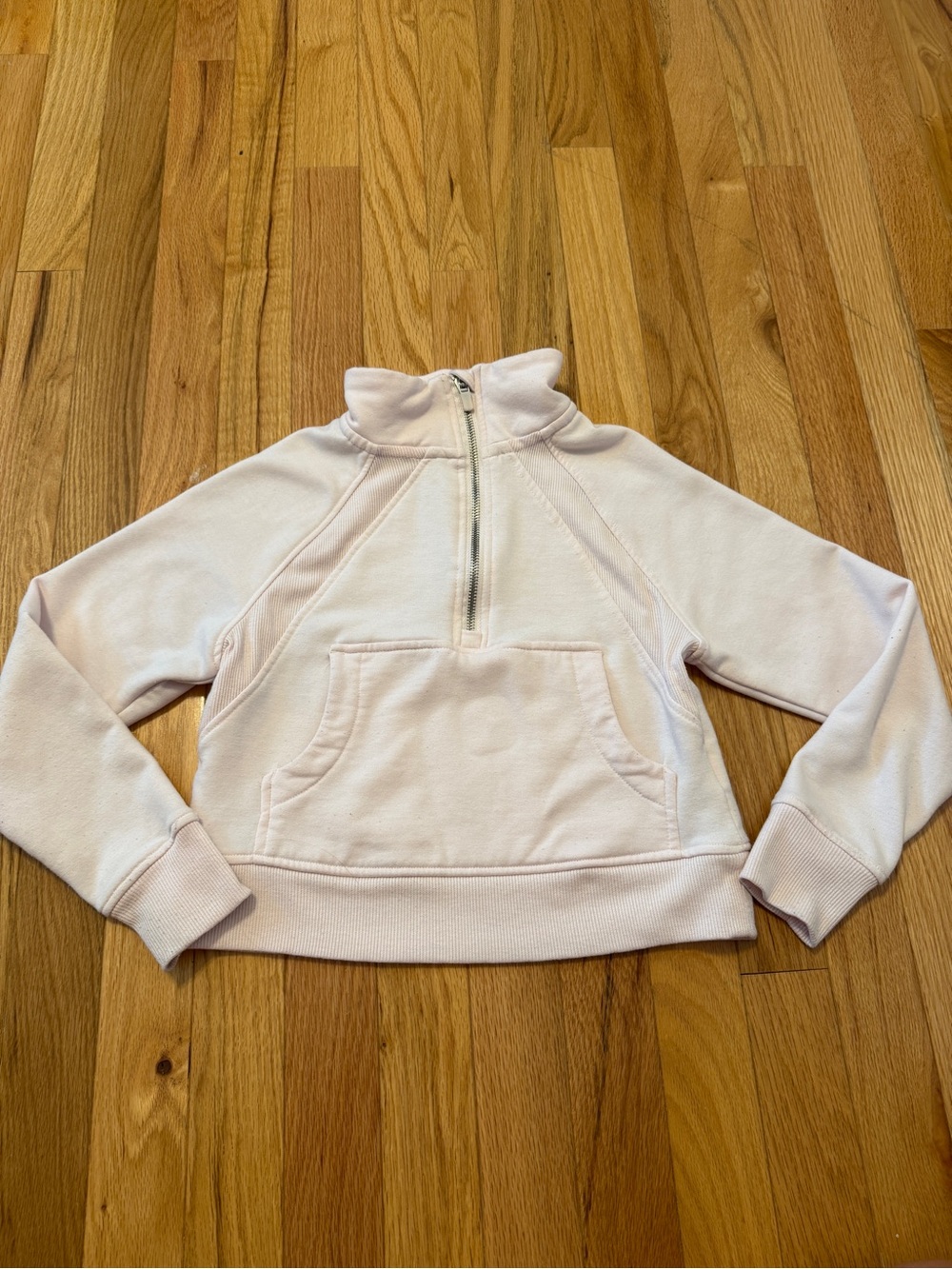 Danskin Light Pink Half-Zip Pullover Hoodie